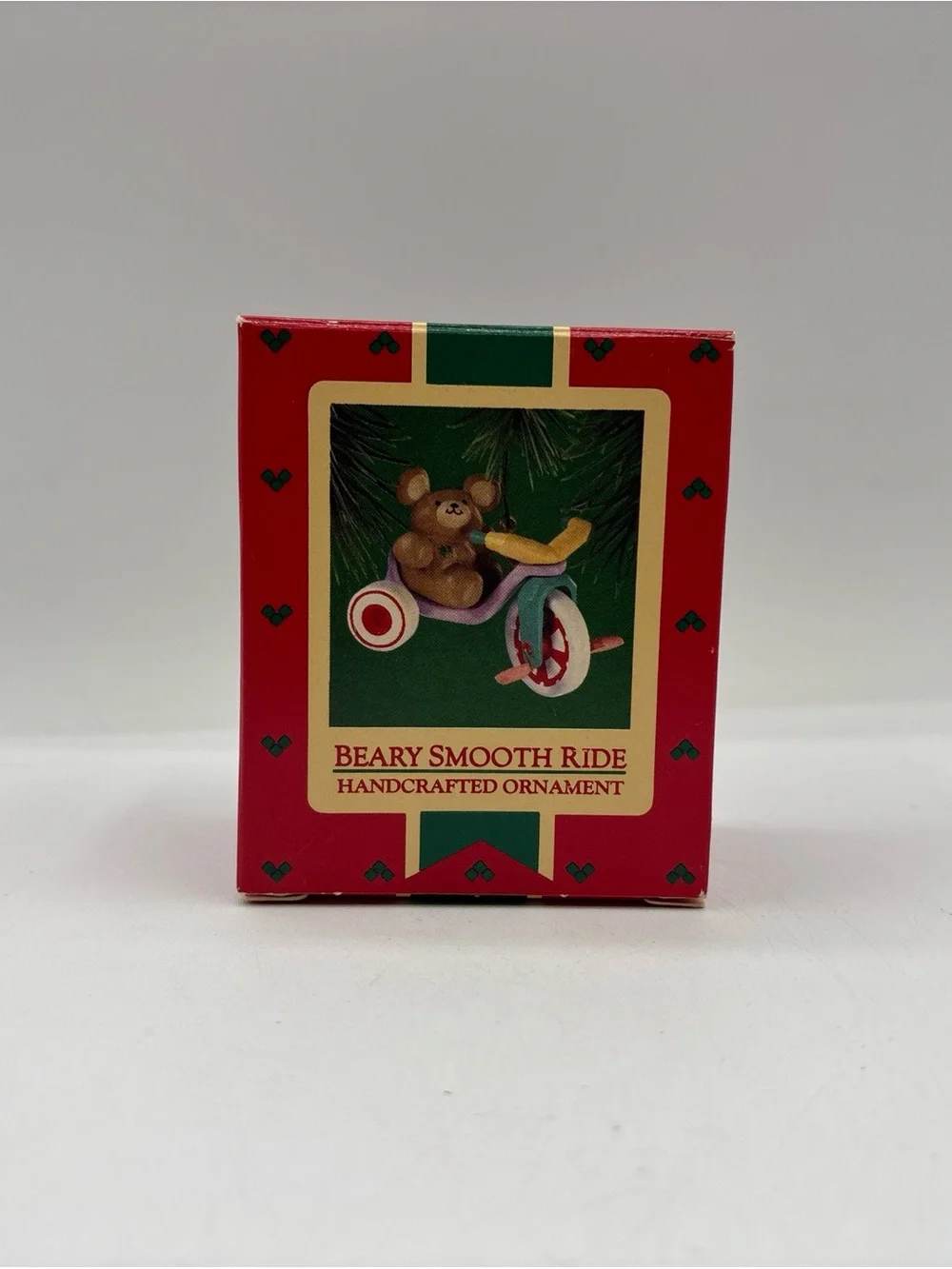 Hallmark‎ Keepsake Dated 1985 Vintage Beary Smooth Ride Handcrafted Ornament